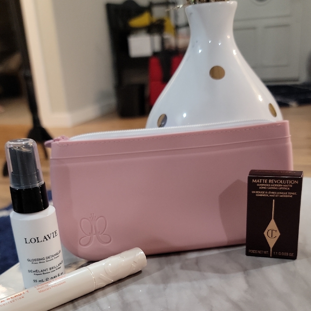 Pink Cosmetic Pouch